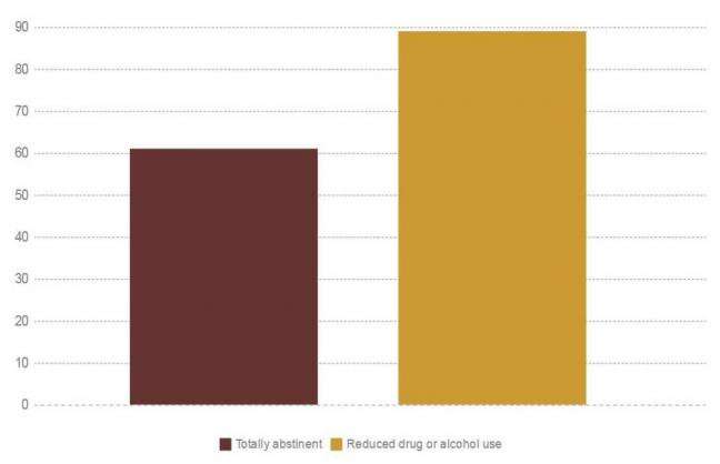 Graph Representing Treatment Outcomes Data for 2010