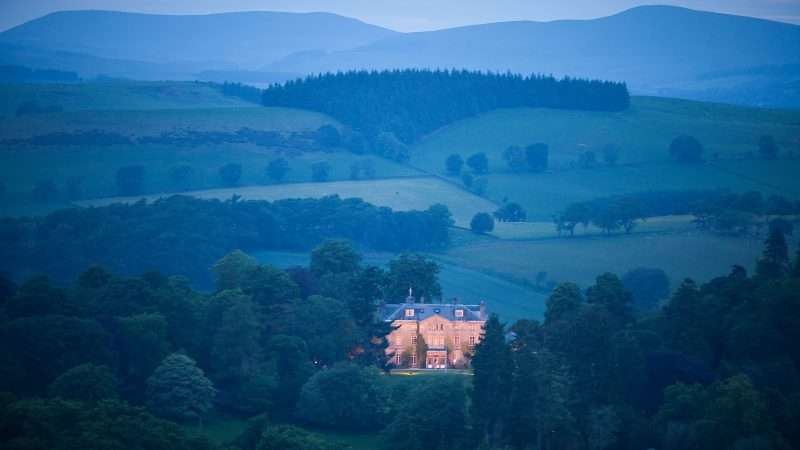 Castle Craig Hospital drone view