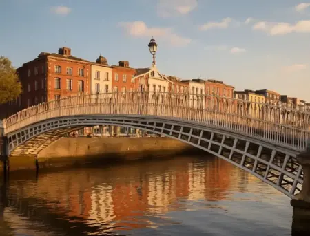 Ha'penny Bridge in Dublin