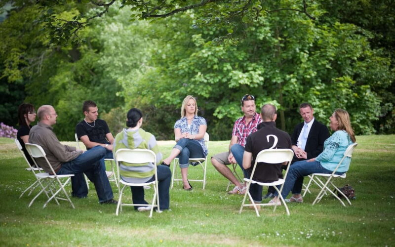 Therapy Group Outside